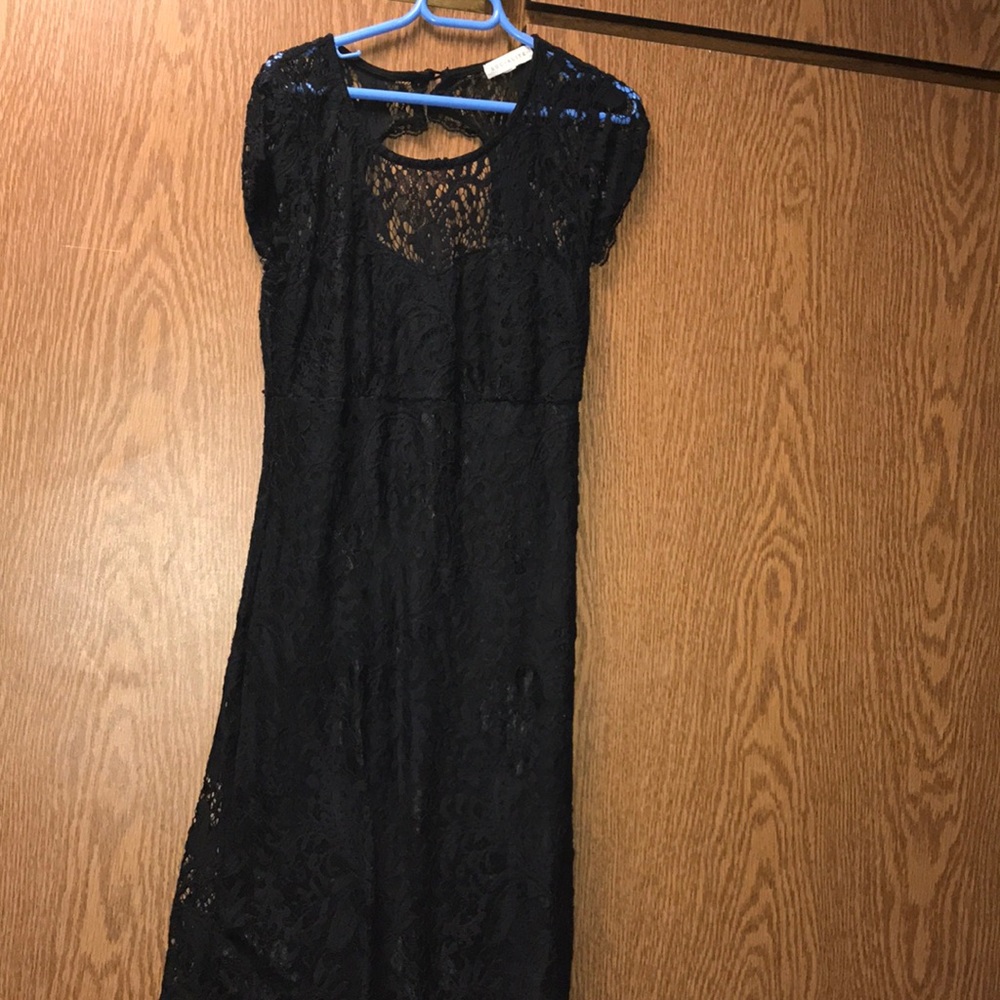 Little black lace dress